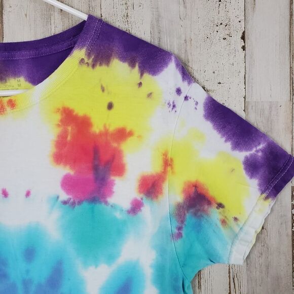 Fruit of the Loom Tye Dye Short Sleeve Tee Shirt Multicolored Medium - Picture 5 of 9